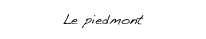 Le piedmont
