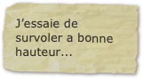 J’essaie de survoler...